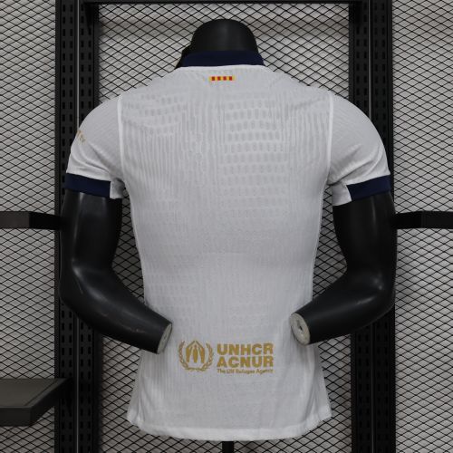 Barcelona 2024/2025 Special shirt Player Version white Pedri Lewandowski