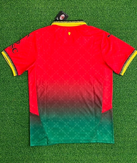 AC Milan x Off-white 2024/2025 special shirt red