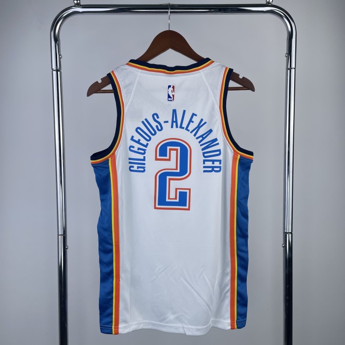 Oklahoma City Thunder NBA Shirt White ALEXANDER 2