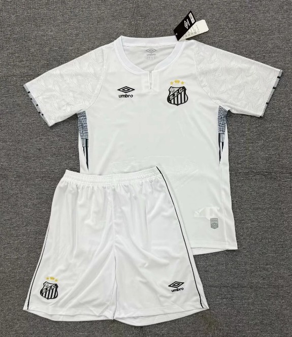 Santos 24/25 home full set kit (Adult and Kids) Neymar