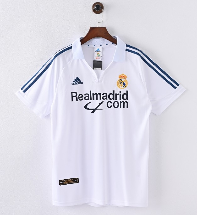 Real Madrid 2001/2002 home retro shirt