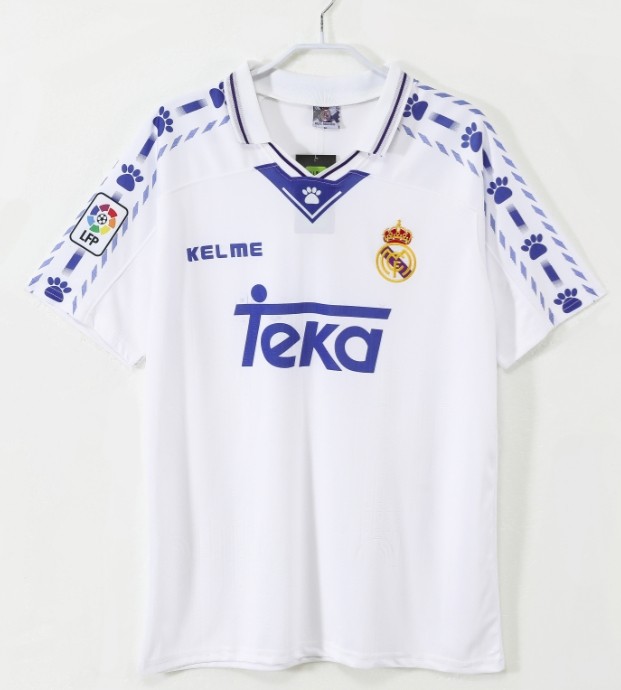 Real Madrid 1996/1997 home retro shirt