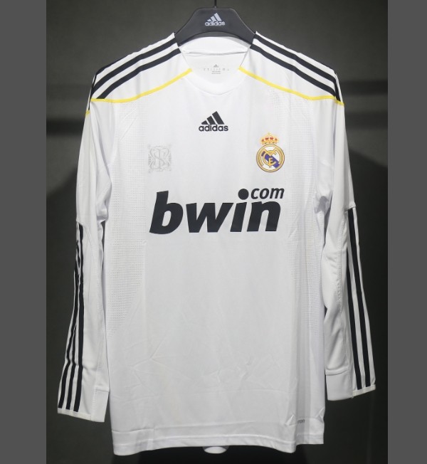 Real Madrid 2009/2010 home retro shirt Player version long-sleeve Ronaldo KAKA