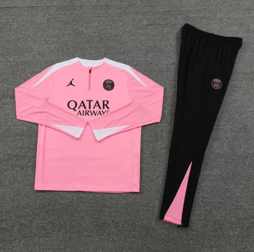 Paris Saint-Germain PSG 2024/2025 1/4 zipper NK tracksuit pink