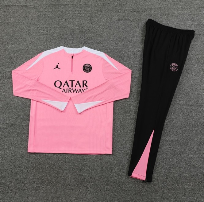 Paris Saint-Germain PSG 2024/2025 1/4 zipper NK tracksuit pink