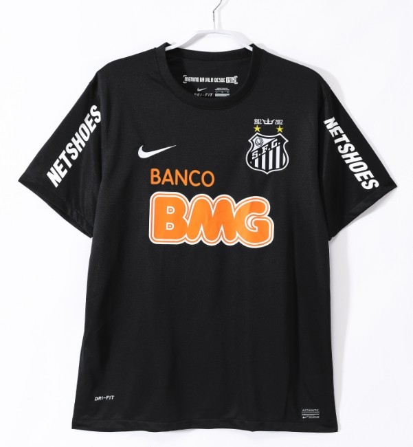 Santos FC 2012/2013 black retro shirt Neymar JR