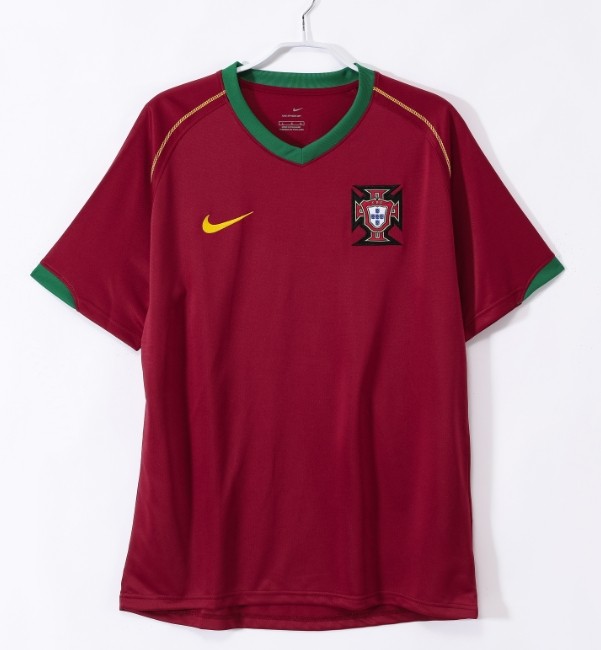 Portugal 2006 home retro shirt Ronaldo