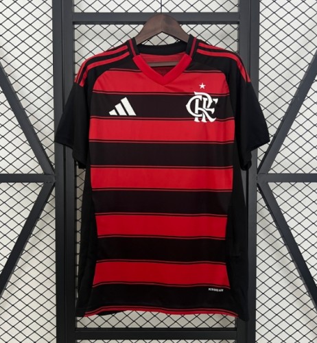 FC Flamengo 2025/2026 home shirt (with full set sponsor)