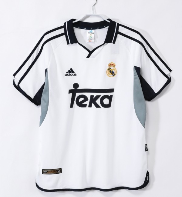 Real Madrid 2000/2001 home retro shirt