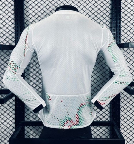 Portugal 2025 away shirt Ronaldo player version long sleeve
