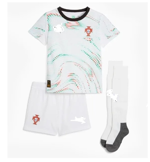Portugal Nation team 2025 away full set kit (Adult and Kids) Ronaldo