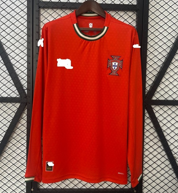 Portugal 2025 home shirt Ronaldo long-sleeve