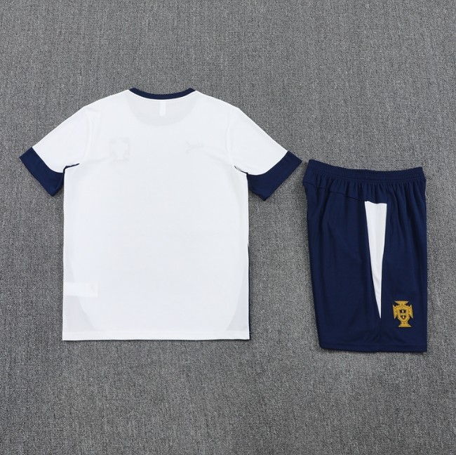 Portugal 2025 short sleeve tracksuit white