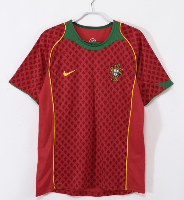 Portugal 2004 home retro shirt Ronaldo