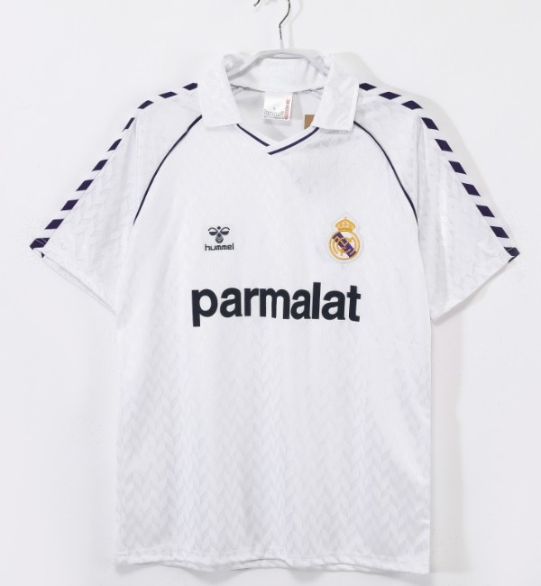 Real Madrid 1986/1987 home retro shirt