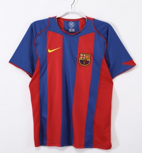 Barcelona 2004/2005 home retro shirt Ronaldinho