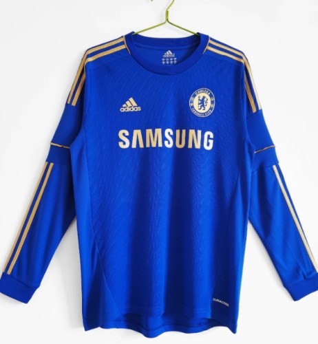 Chelsea 2012/2013 home retro shirt long sleeve