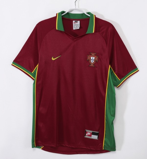 Portugal 1998 home retro shirt Ronaldo