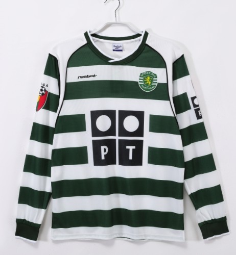 Sporting CP 2001/2003 retro home shirt long sleeve Ronaldo
