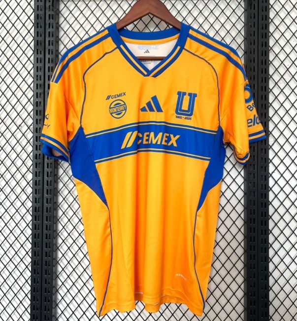 Tigres UANL 2025/2026 home shirt