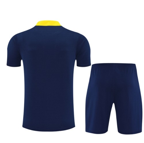 Atlético de Madrid 2025/2026 short sleeve and shorts tracksuit royal blue