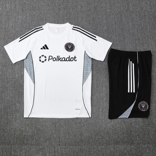 Inter Miami 2025/2026 short sleeve and shorts tracksuit white