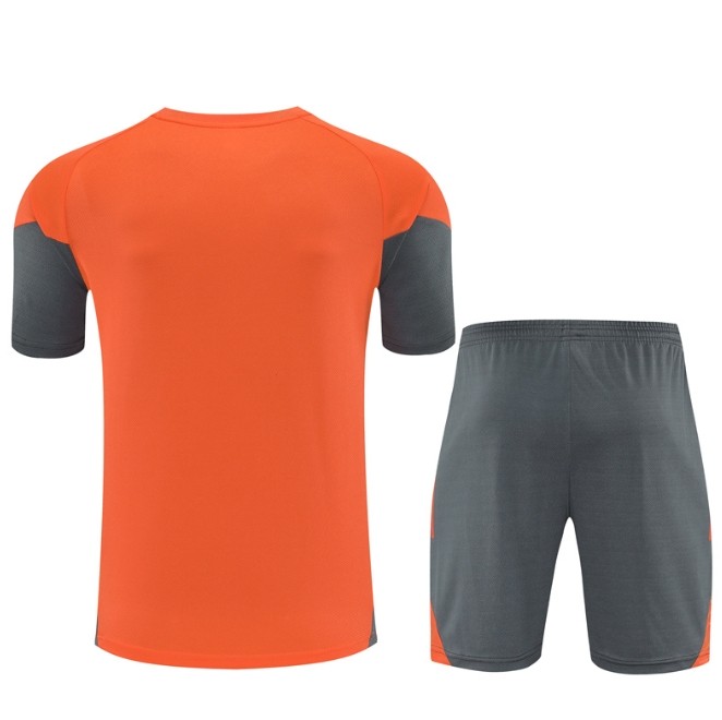 Bayren 2025/2026 short sleeve and shorts tracksuit orange