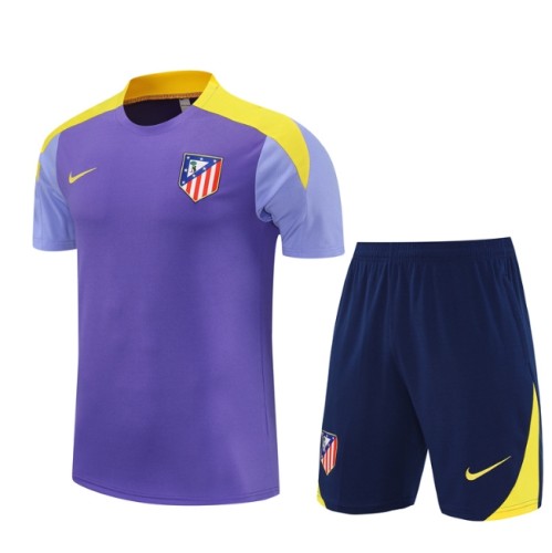 Atlético de Madrid 2025/2026 short sleeve and shorts tracksuit purple