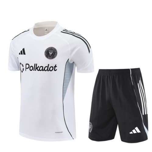 Inter Miami 2025/2026 short sleeve and shorts tracksuit white