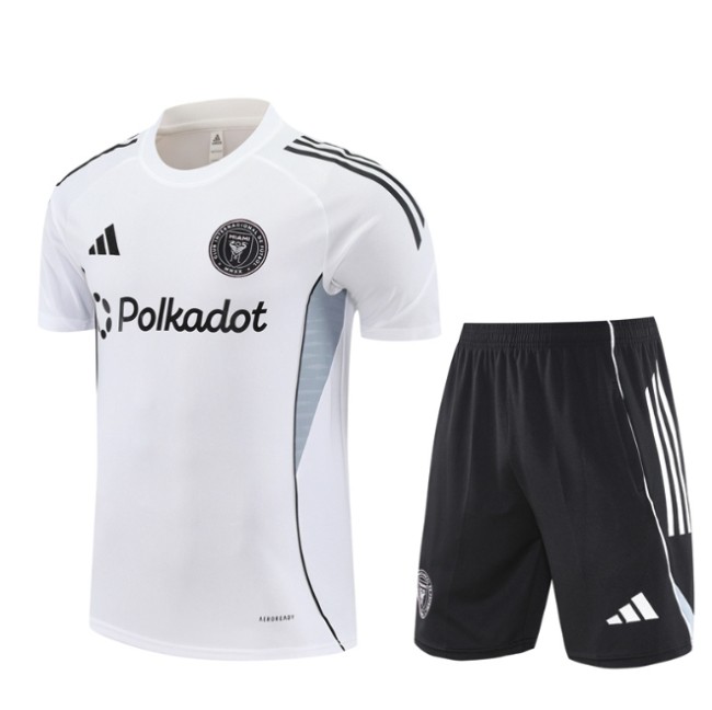 Inter Miami 2025/2026 short sleeve and shorts tracksuit white