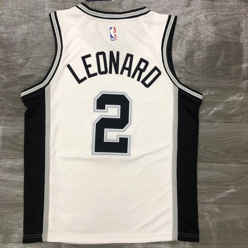 San Antonio Spurs NBA Shirt White LEONARD 2