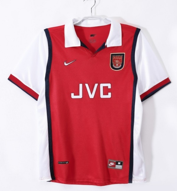 Arsenal 1998/1999 home retro shirt