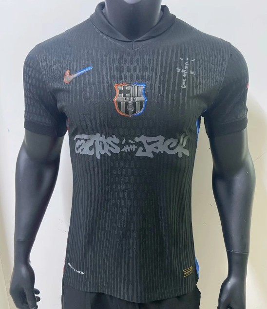 Barcelona x Travis Scott 2024/2025 away shirt  Player Version