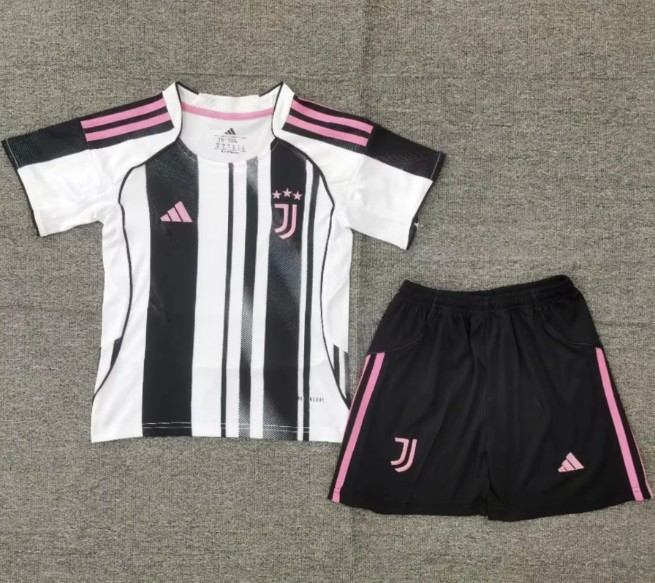 Javentus 2025/2026 home full set kit (Adult and Kids)