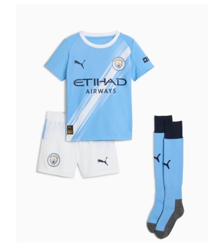 Manchester City 2025/2026 home full set kit (Adult and Kids)