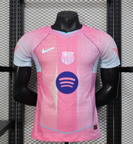 Barcelona 2024/2025 special pink shirt  Player Version