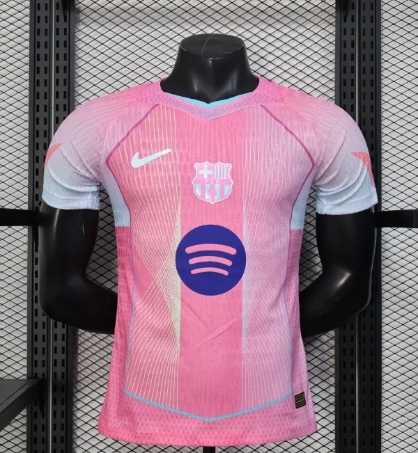 Barcelona 2024/2025 special pink shirt  Player Version