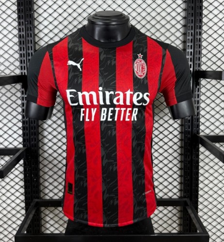 AC Milan 2025/2026 home shirt player version