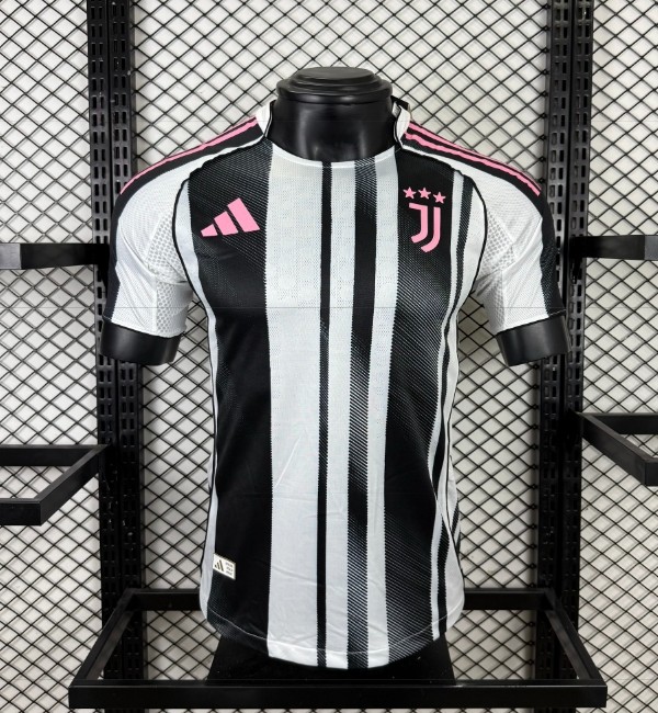 Javentus 2025/2026 home shirt player version (with sponsors)