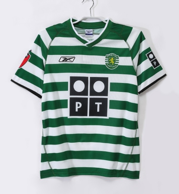 Sporting CP 2003/2004 retro home shirt Ronaldo