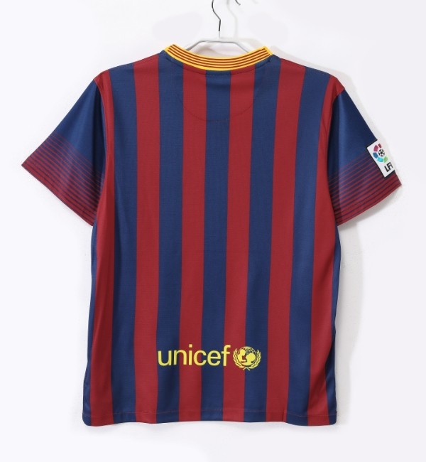 Barcelona 2013/2014 home retro shirt Messi Neymar JR