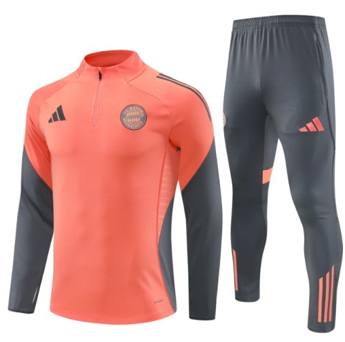 Bayern 2025/2026 1/4 zipper tracksuit pink