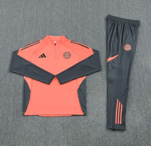 Bayren 2025/2026 1/4 zipper tracksuit pink