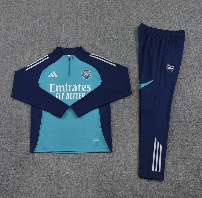 Arsenal 2025/2026 1/4 zipper tracksuit blue