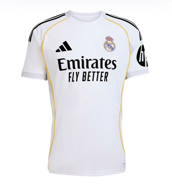 Real Madrid 2025/2026 home shirt