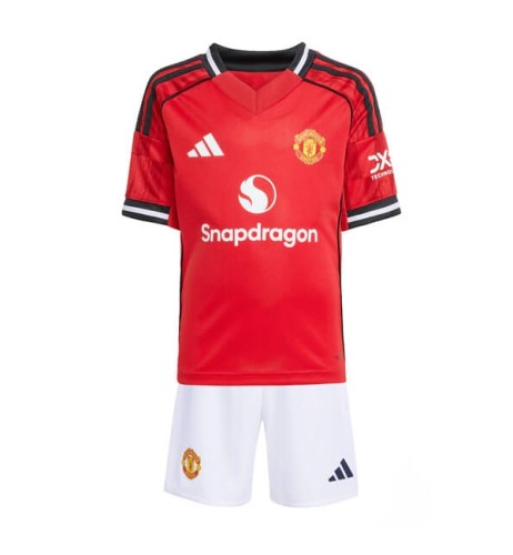 Manchester United 2025/2026 home  full set kit (Adult and Kids)