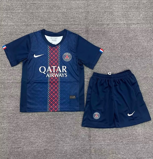 Paris Saint-Germain PSG 2025/2026 home full set kit (Adult and Kids)