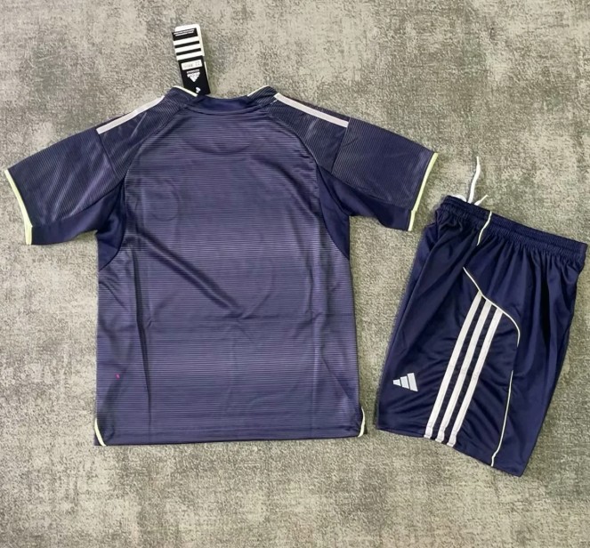 Real Madrid 2025/2026 away full set kit (Adult and Kids)