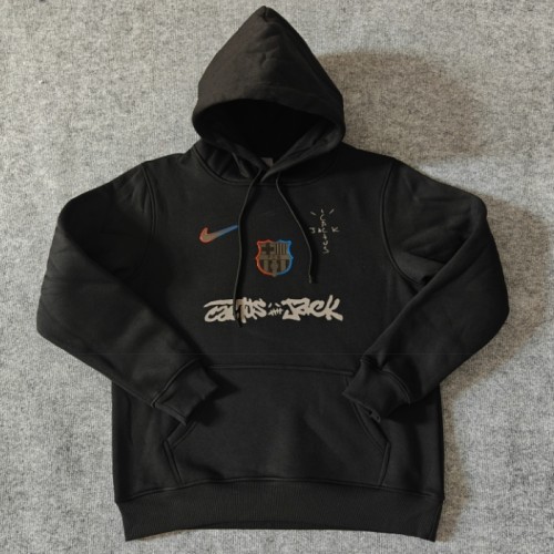 Barcelona x Travis Scott 2024/2025 black hooded tracksuit (only the top)