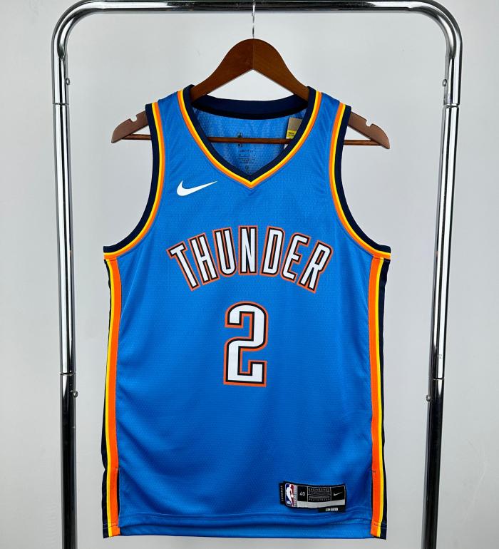Oklahoma City Thunder NBA Shirt Blue ALEXANDER 2